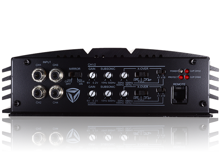 Incriminator Audio IX6.4 Amplificador clase A/B de 4 canales - 4 x 150 vatios Rms a 4 ohmios