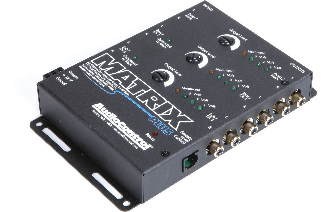 AudioControl Matrix Plus 6-Channel Line Driver with 9.5v Rca Outputs ...