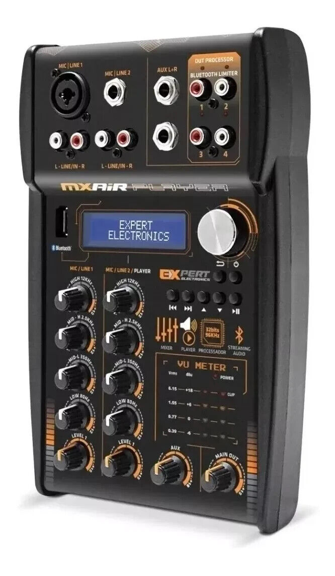 Expert Electronics MX AIR PLAYER Sound Processor with Crossover, Equalizer and Bluetooth Connectivity