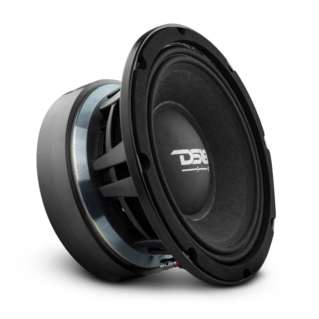 DS18 PRO-1KP8.4 8" Mid-Bass Loudspeaker with Classic Dust Cap and 3" Voice Coil - 1000 Watts Rms 4-ohm