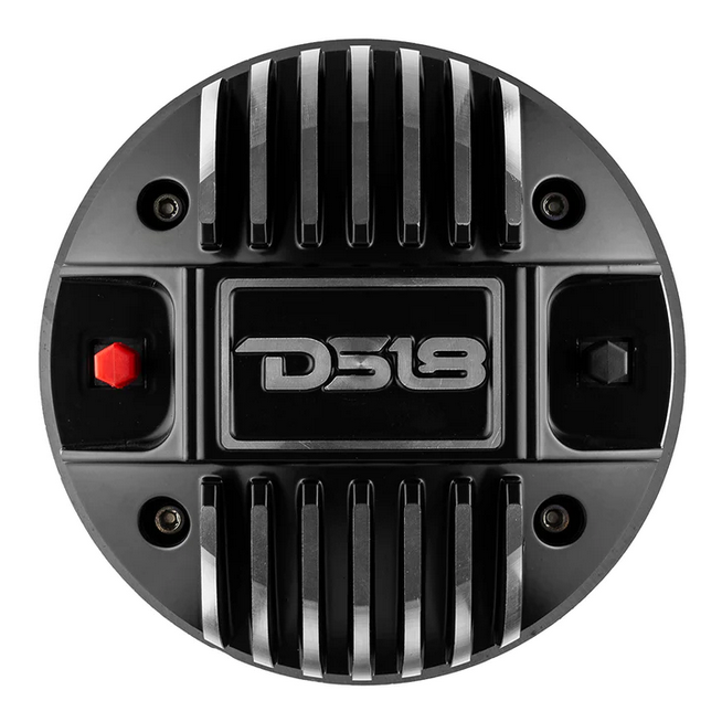 DS18 PRO-DKH2 Compression Driver with Aluminum Horn and 3" Titanium Voice Coil - 400 Watts Rms 8-ohm