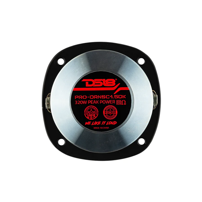 Controlador de compresión atornillable DS18 PRO-DRNSC1.5DK con bobina móvil de titanio de 1,5" - 160 vatios Rms 8 ohmios