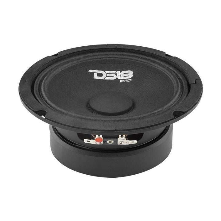 DS18 PRO-GM6 6.5" Mid-Range Loudspeaker with Classic Dust Cap and 1.5" Voice Coil - 140 Watts Rms 8-ohm