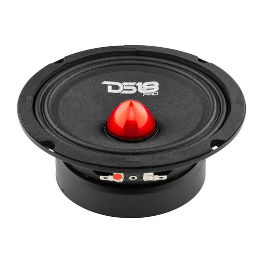DS18 PRO-GM6.4B 6.5" Mid-Range Loudspeaker with Aluminum Bullet and 1.5" Voice Coil - 140 Watts Rms 4-ohm