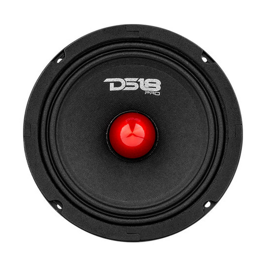 DS18 Combo - 4x PRO-GM6B 6.5" Mid-Range Loudspeakers with 4x PRO-TWX1/BK 3.8" Bullet Super Tweeters