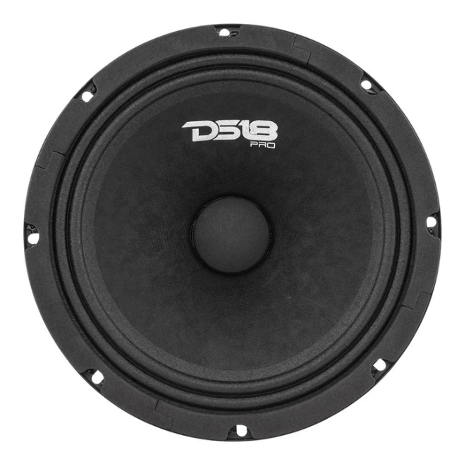 DS18 PRO-GM8.4 8" Mid-Range Loudspeaker with Classic Dust Cap and 1.5" Voice Coil - 190 Watts Rms 4-ohm