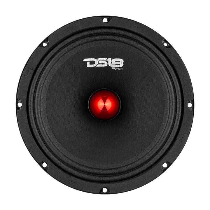 DS18 PRO-GM8B 8" Mid-Range Loudspeaker with Aluminum Bullet and 1.5" Voice Coil - 190 Watts Rms 8-ohm