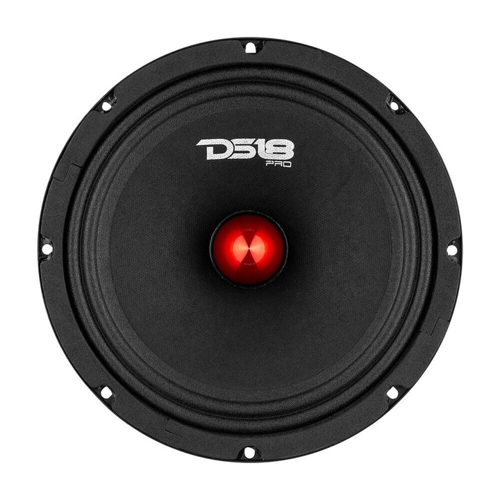 DS18 PRO-GM8.4B 8" Mid-Range Loudspeaker with Aluminum Bullet and 1.5" Voice Coil - 190 Watts Rms 4-ohm