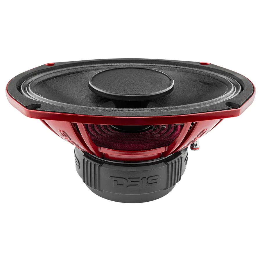 DS18 PRO-HY69.4B 6x9" Full-Range 2-Way Loudspeaker with Built-in Compression Driver - 250 Watts Rms 4-ohm