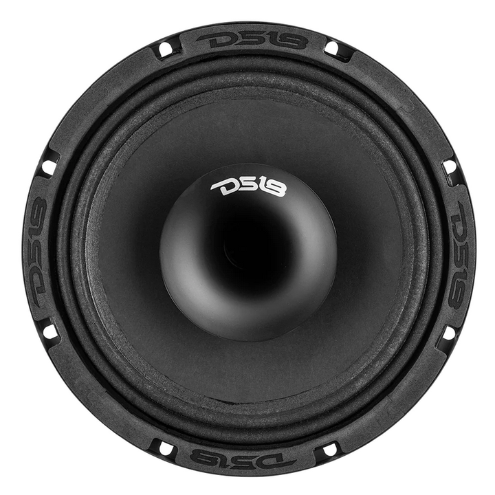 DS18 PRO-HY8MSL 8" Shallow Mount Full-Range Loudspeaker with 1.5" Voice Coil and Built-in Compression Driver - 200 Watts Rms 8-ohm