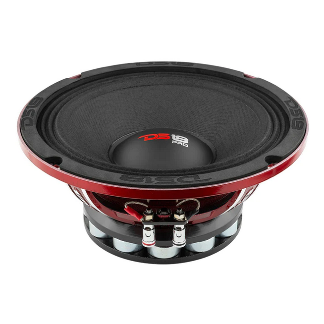 DS18 PRO-NEO8R Altavoz de rango medio de neodimio de 8" con tapa antipolvo clásica y bobina móvil de 2" - 400 vatios Rms 4 ohmios