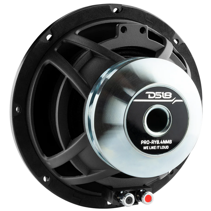 DS18  PRO-RY8.4NMB 8" Neodymium Carbon Fiber Mid-Bass Woofer with 2" Voice Coil - 250 Watts Rms 4-ohm
