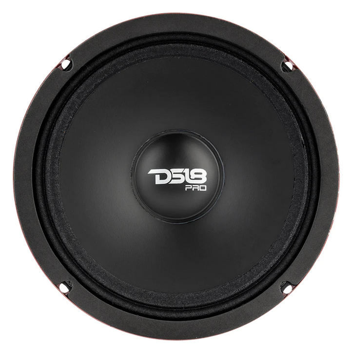 DS18 PRO-SM6.2 6.5" Shallow Mid-Range Loudspeaker with Water Resistant Cone and 1.5" Voice Coil - 200 Watts Rms 2-ohm