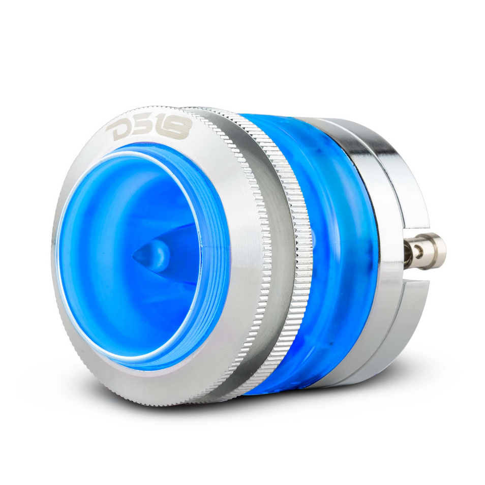 DS18 PRO-TW7L Súper tweeter tipo bala de neodimio de 2,3" con bobina móvil de titanio de 1" y LED RGB - 100 vatios Rms 4 ohmios