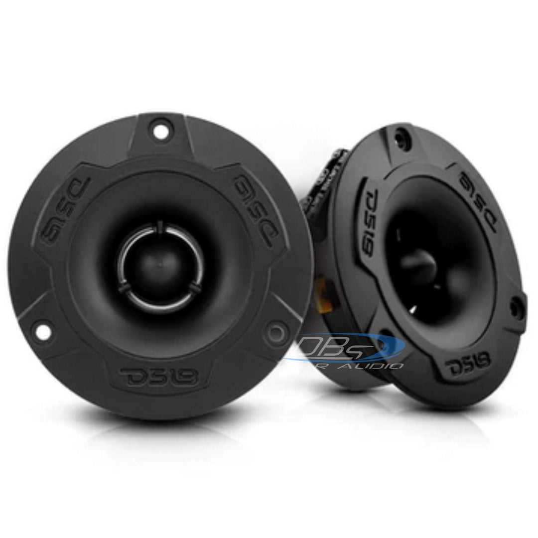 DS18 Combo - 4x PRO-GM6B 6.5" Mid-Range Loudspeakers with 4x PRO-TWX1/BK 3.8" Bullet Super Tweeters