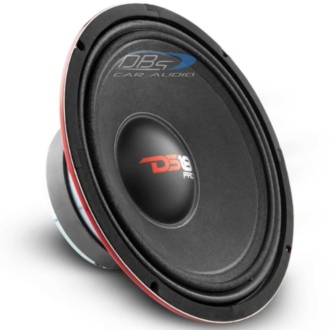 DS18 PRO-X10.4M  10" Mid-Range Loudspeaker with Classic Dust Cap and 2" Voice Coil - 300 Watts Rms 4-ohm