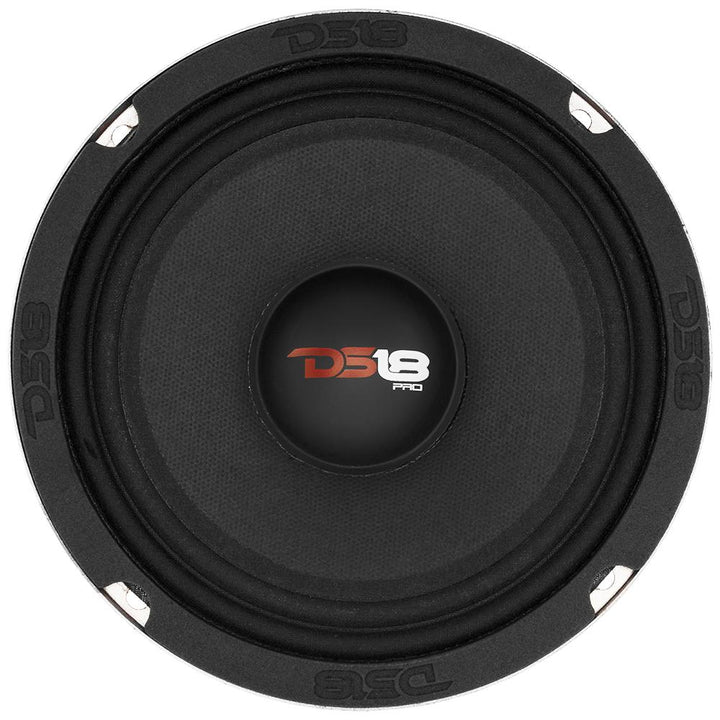 DS18 PRO-X6.4M 6.5" Mid-Range Loudspeaker with Classic Dust Cap and 1.5" Voice Coil - 250 Watts Rms 4-ohm