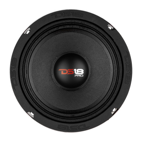 DS18 PRO-X6MSE 6.5" Mid-Range Loudspeaker with Sealed Basket and 1.5" Voice Coil - 225 Watts Rms 8-ohm