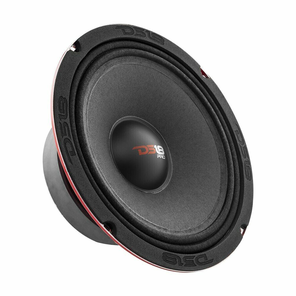 DS18 PRO-X8.4M 8" Mid-Range Loudspeaker with Classic Dust Cap and 1.5" Voice Coil - 275 Watts Rms 4-ohm