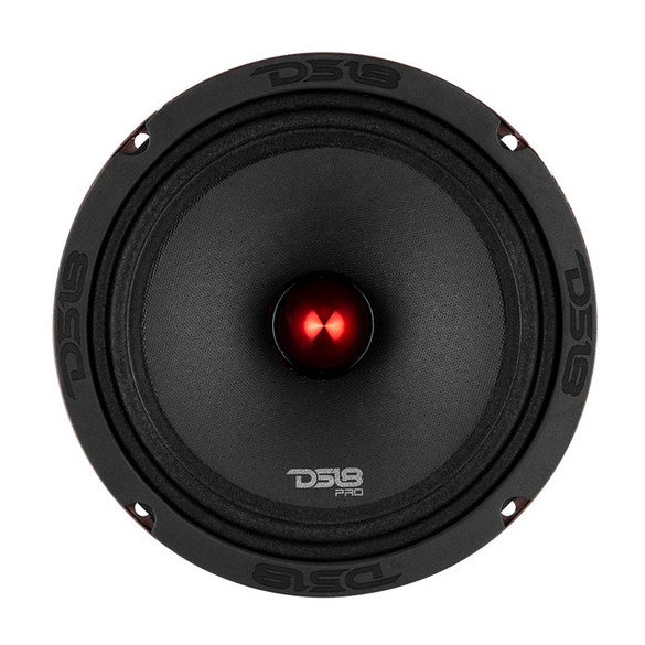 DS18 PRO-X8BM 8" Mid-Range Loudspeaker with Aluminum Bullet and 1.5" Voice Coil - 275 Watts Rms 8-ohm