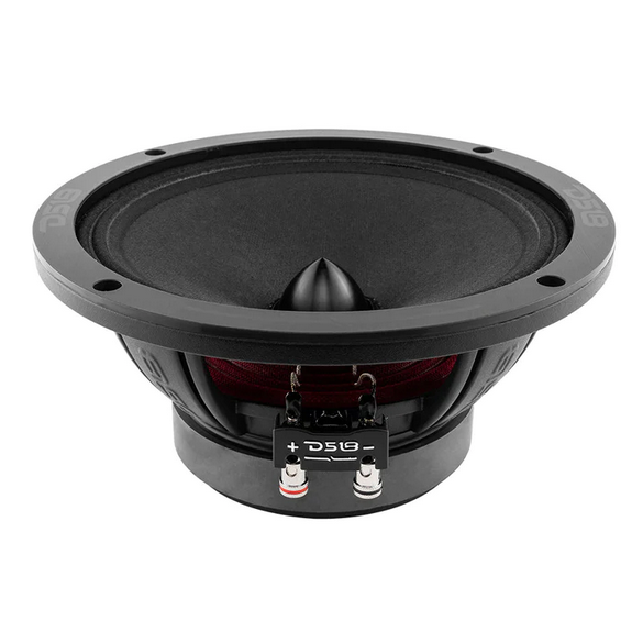 DS18 PRO-ZXI8.4BM 8" Mid-Range Loudspeaker with Aluminum Bullet and 1.5" Voice Coil - 350 Watts Rms 4-ohm