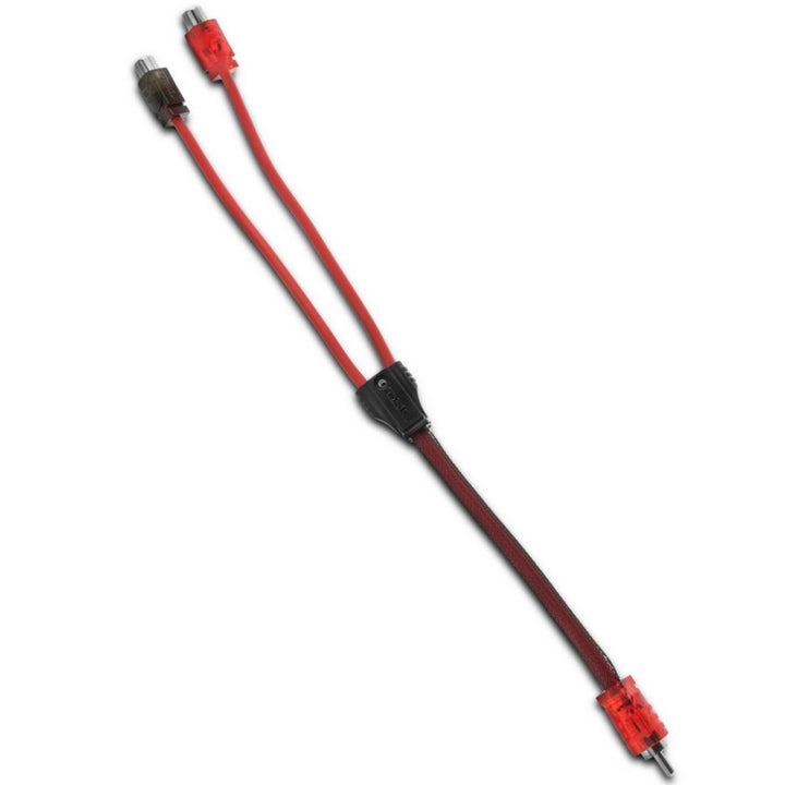 Cable adaptador divisor DS18 R1M2F Rca con 2 entradas hembra a 1 salida macho, fabricado con alambre de cobre sin oxígeno