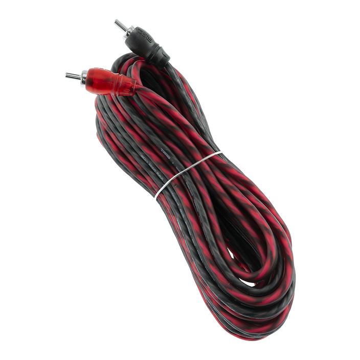 DS18 RCA-20FT 20 Foot Rca Audio Signal Cable - 2-Channel Ultra-flex Twisted Interconnect