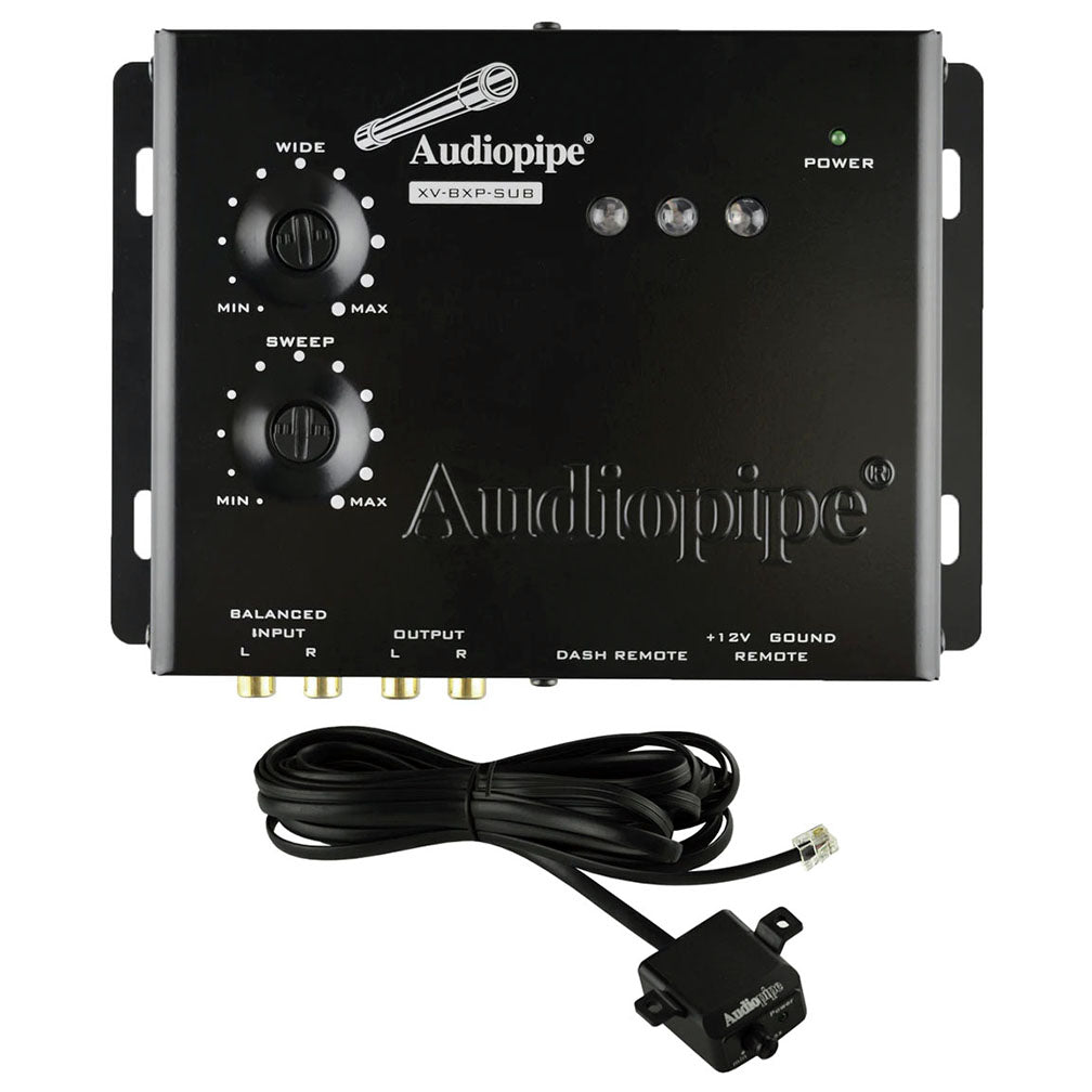 Audiopipe XV-BXP-SUB Digital Bass Processor with Remote Bass Knob