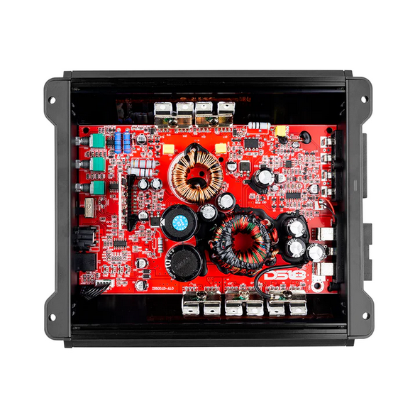 Amplificador de subwoofer monobloque Clase D DS18 ZR500.1D - 1 x 500 vatios Rms a 1 ohmio