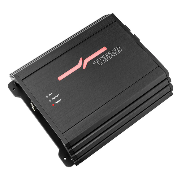 Amplificador de subwoofer monobloque Clase D DS18 ZR500.1D - 1 x 500 vatios Rms a 1 ohmio