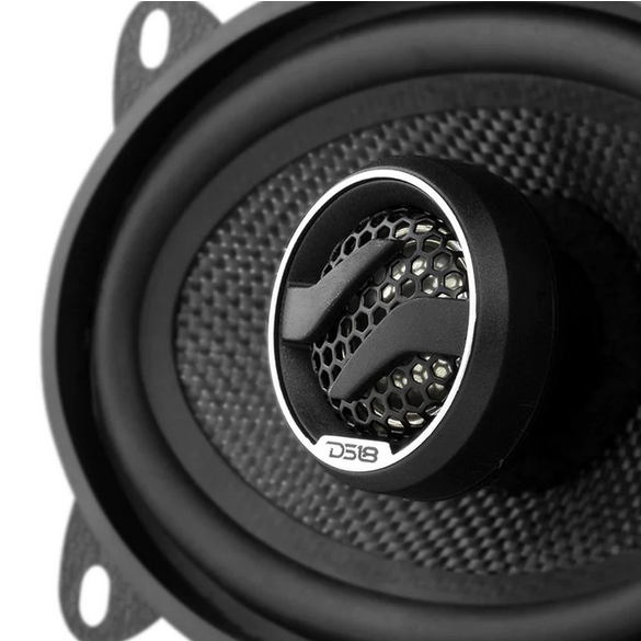 DS18 ZXI-464 Altavoces coaxiales de 2 vías de 4x6" con cono de Kevlar y tweeters incorporados - 60 vatios Rms 4 ohmios