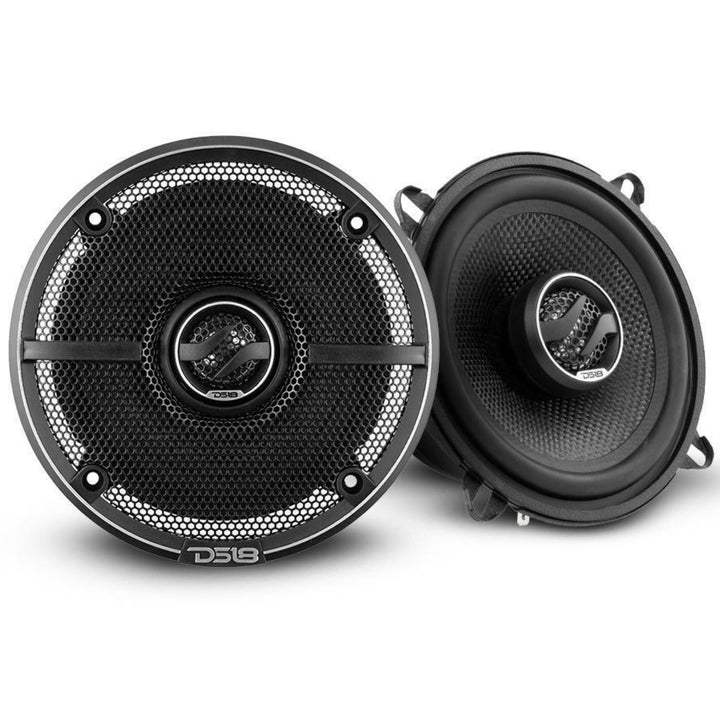 DS18 ZXI-5254 5.25" 2-Way Coaxial Speakers with Kevlar Cone and Built-in Tweeters - 60 Watts Rms 4-ohm