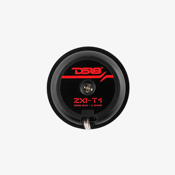 Tweeters de cúpula PEI de neodimio DS18 ZXI-T1 de 1,7" con bobina móvil de aluminio de 1" - 50 vatios Rms 4 ohmios