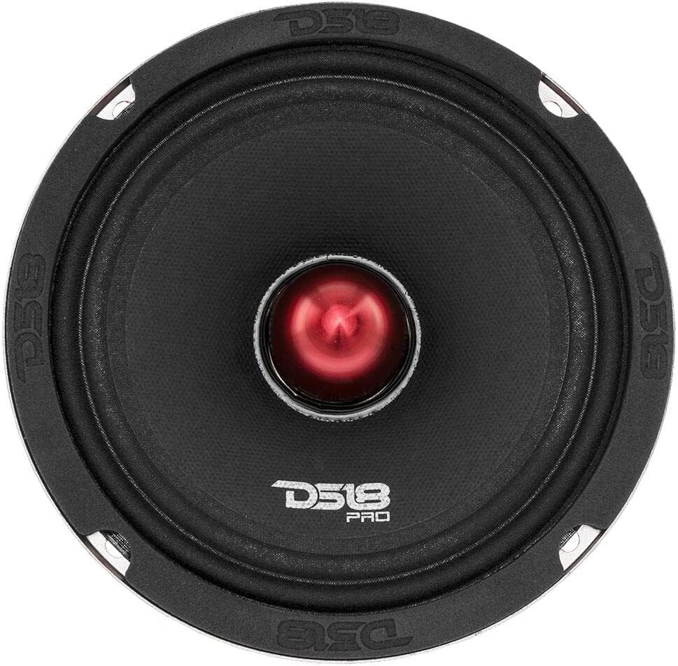 DS18 Package Deal - 4x PRO-X6.4BM 6.5" Mid-Range Loudspeakers - 4x PRO-TWX1 Bullet Tweeters - G3600.4D 4-Channel Amplifier